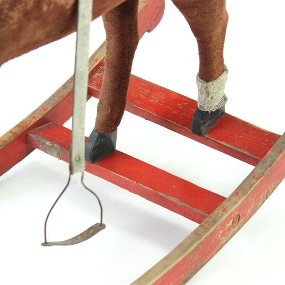 Image 1 of Vintage hobbelpaard, Tsjecho-Slowakije 1930