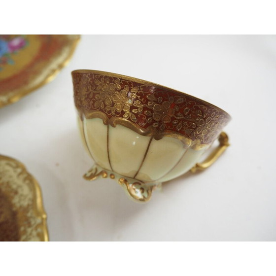 Image 1 of Paar oude porseleinen koffiekopjes, 1910