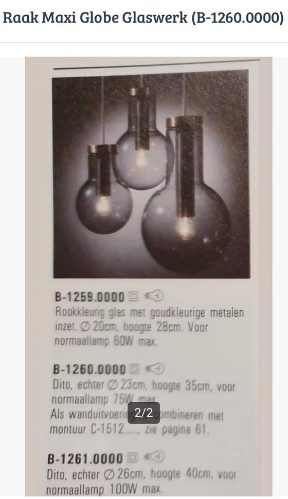 Image 1 of Raak Amsterdam Maxi Globe Bol Hanglamp