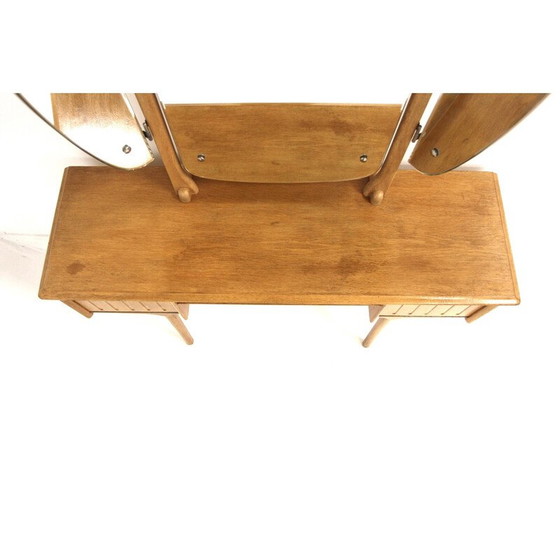 Image 1 of Vintage eiken kaptafel, Zweden 1960