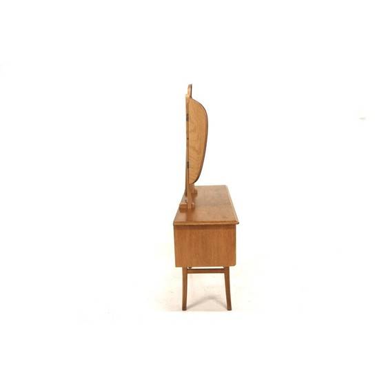 Image 1 of Vintage eiken kaptafel, Zweden 1960