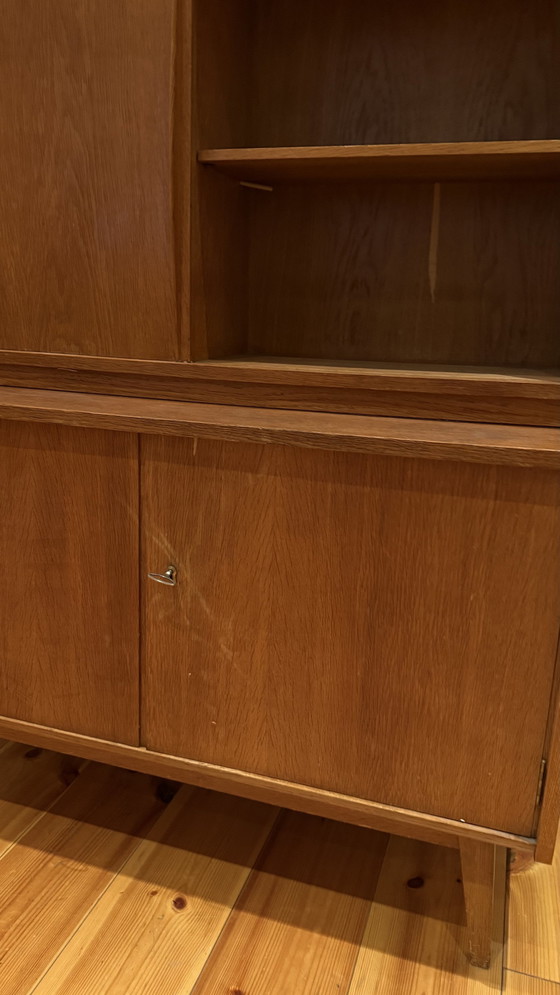 Image 1 of Holzkommode / Midcentury Highboard / Vintage Vitrine / Dressoir