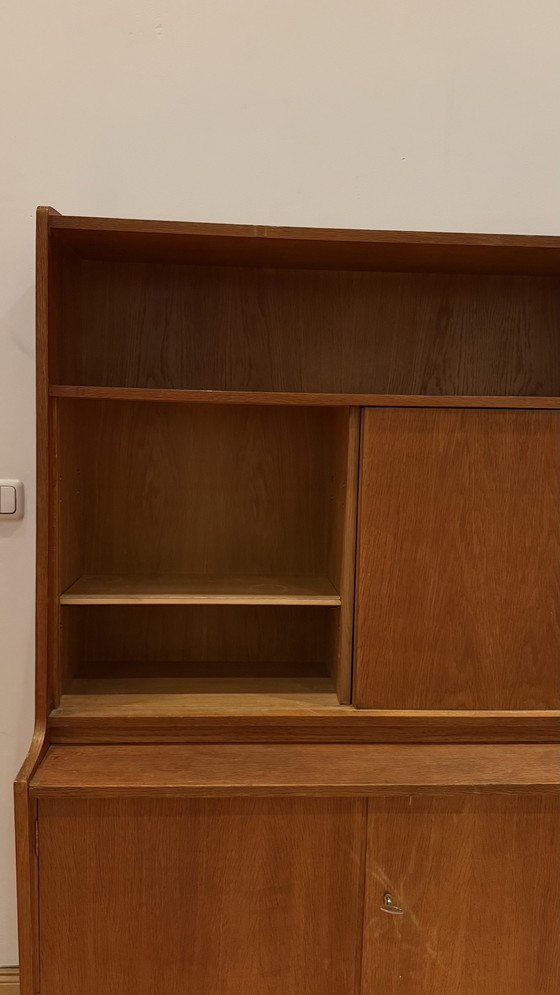 Image 1 of Holzkommode / Midcentury Highboard / Vintage Vitrine / Dressoir