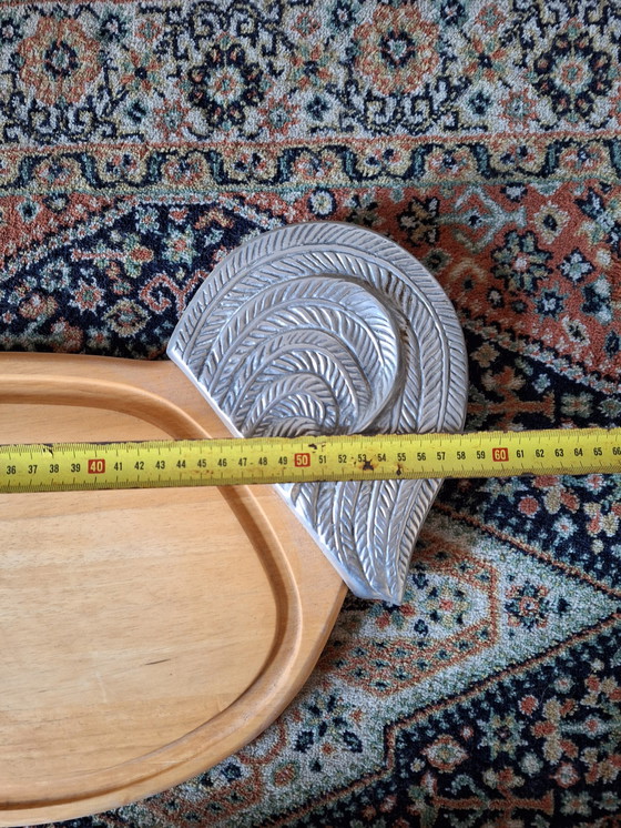 Image 1 of Vintage Serveerschaal Plank Kip