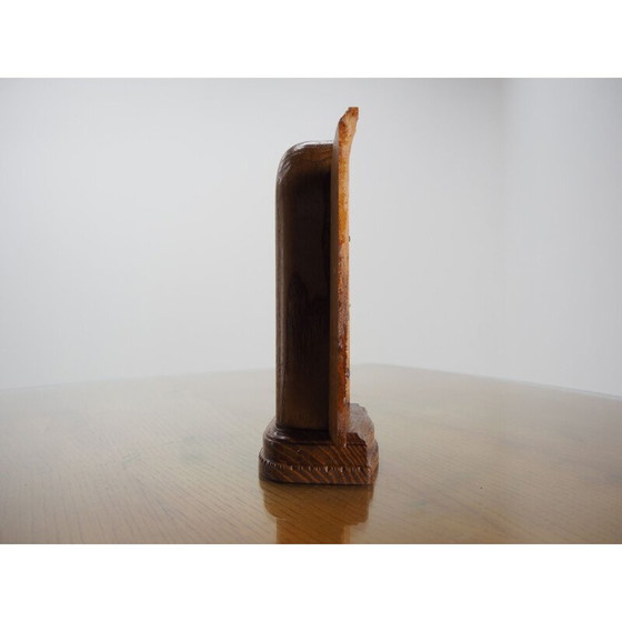 Image 1 of Vintage handgesneden heilig houten altaar