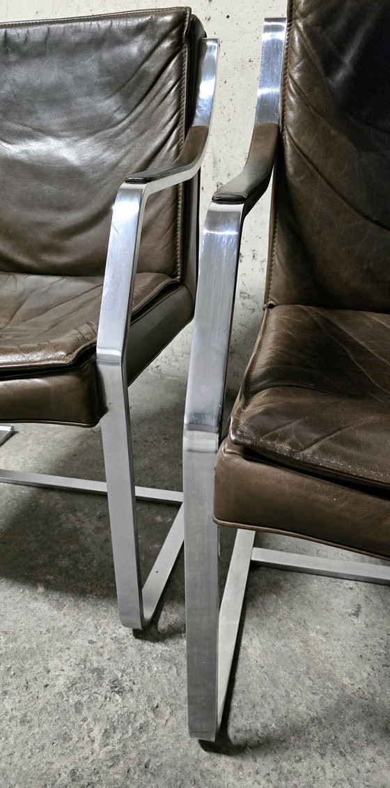 Image 1 of Paar fauteuils van Rudolf Bernd Glatzel voor Walter Knoll, 1970