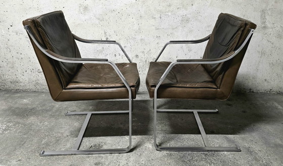 Image 1 of Paar fauteuils van Rudolf Bernd Glatzel voor Walter Knoll, 1970