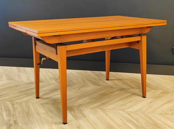 Image 1 of Vintage uitschuifbare eettafel