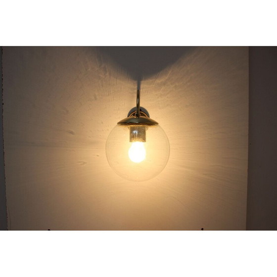 Image 1 of Paar vintage messing wandlampen van Kamenicky Senov, Tsjecho-Slowakije 1970