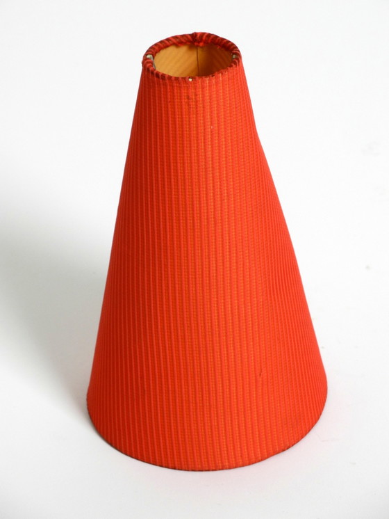 Image 1 of Prachtige Zeer Zeldzame Originele Mid Century Moderne Messing Driepoot Tafellamp