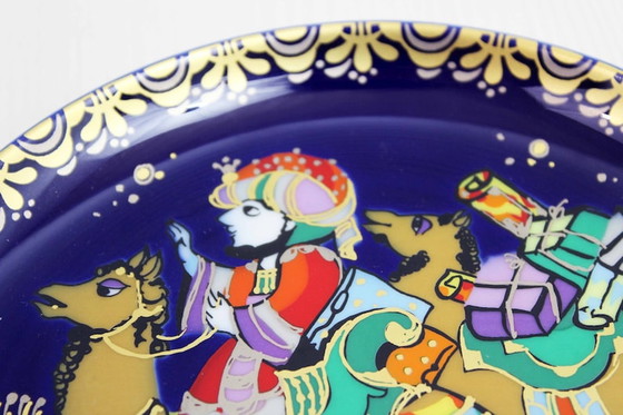 Image 1 of Decoratief bord Björn Wiinblad "Sindbad de zeeman" Rosenthal