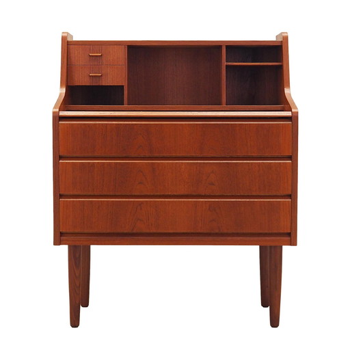 Teakhouten secretaire, Deens ontwerp, 1970S, Productie: Denemarken