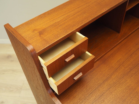 Image 1 of Teakhouten secretaire, Deens ontwerp, 1970S, Productie: Denemarken