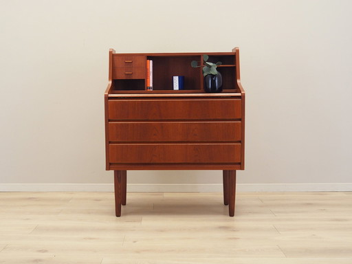 Teakhouten secretaire, Deens ontwerp, 1970S, Productie: Denemarken