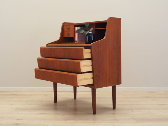 Image 1 of Teakhouten secretaire, Deens ontwerp, 1970S, Productie: Denemarken