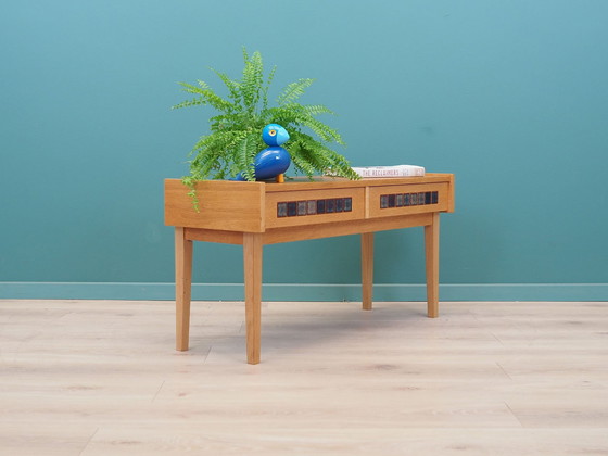 Image 1 of Essenhouten console, Deens ontwerp, 1970S, Productie: Denemarken