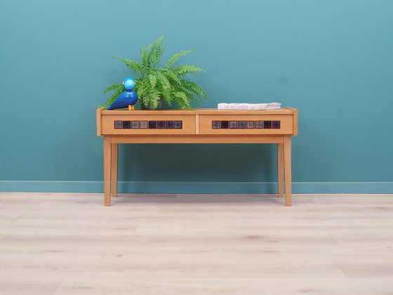 Image 1 of Essenhouten console, Deens ontwerp, 1970S, Productie: Denemarken