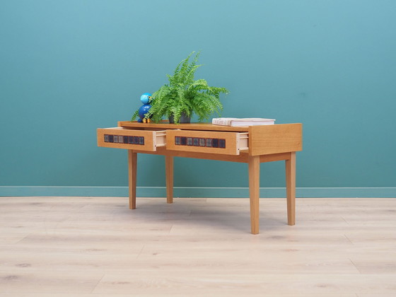 Image 1 of Essenhouten console, Deens ontwerp, 1970S, Productie: Denemarken