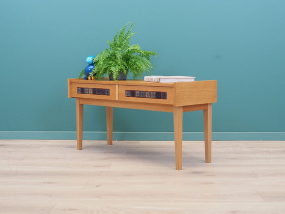 Image 1 of Essenhouten console, Deens ontwerp, 1970S, Productie: Denemarken