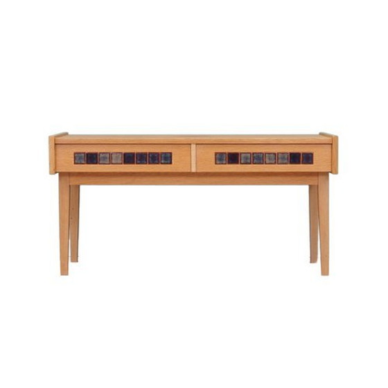 Image 1 of Essenhouten console, Deens ontwerp, 1970S, Productie: Denemarken