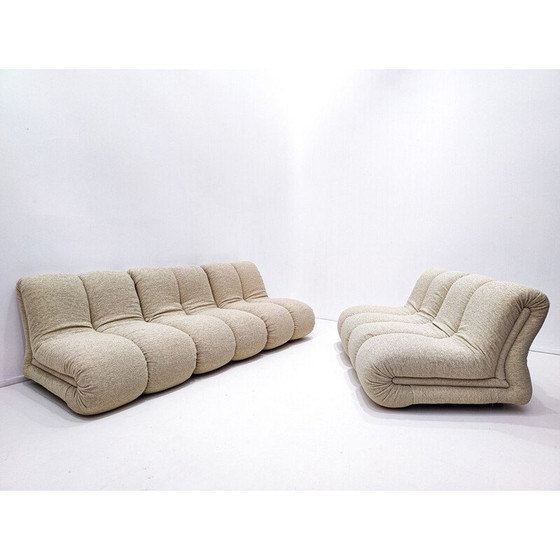 Image 1 of Pagru modulaire sofa uit de Mid Century van Claudio Vagnoni voor 1P, Italië 1960