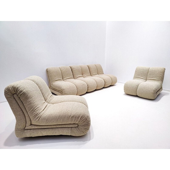 Image 1 of Pagru modulaire sofa uit de Mid Century van Claudio Vagnoni voor 1P, Italië 1960