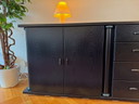 Vintage Dressoir. Massief Hout.