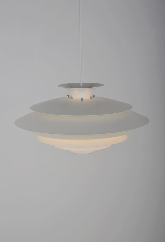 Image 1 of Deense XL hanglamp 52580 vervaardigd door Form-Light, jaren '80