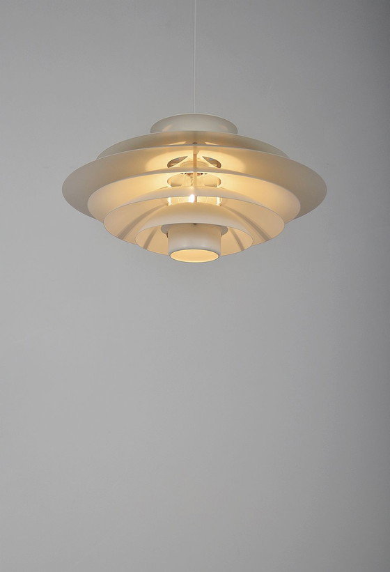 Image 1 of Deense XL hanglamp 52580 vervaardigd door Form-Light, jaren '80