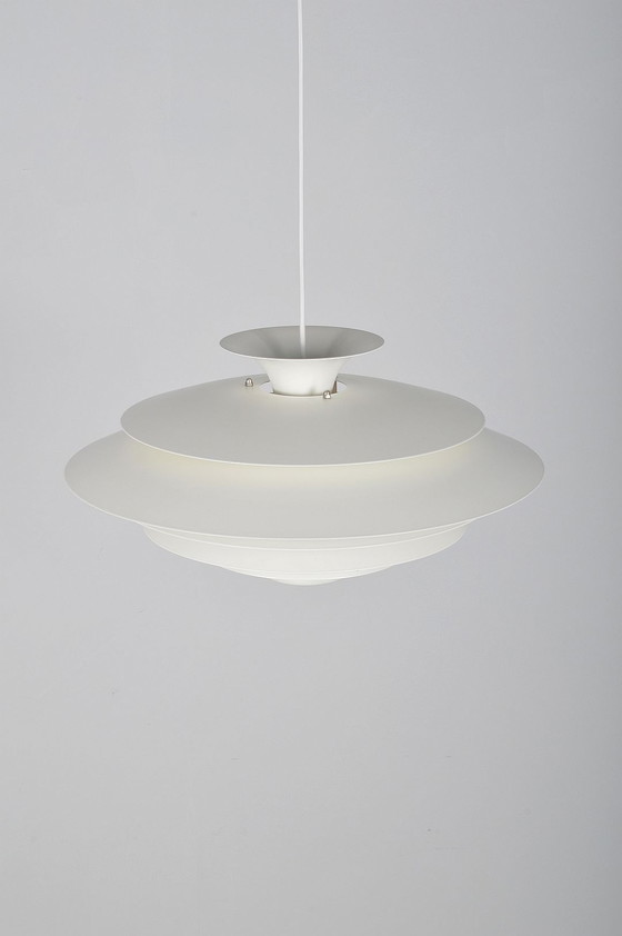 Image 1 of Deense XL hanglamp 52580 vervaardigd door Form-Light, jaren '80