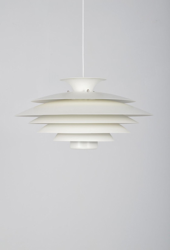 Image 1 of Deense XL hanglamp 52580 vervaardigd door Form-Light, jaren '80