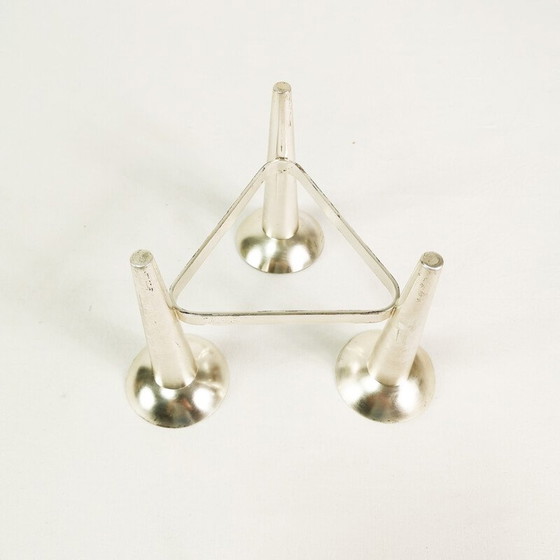 Image 1 of Vintage zilveren metalen kandelaar voor Wmf, Duitsland 1960