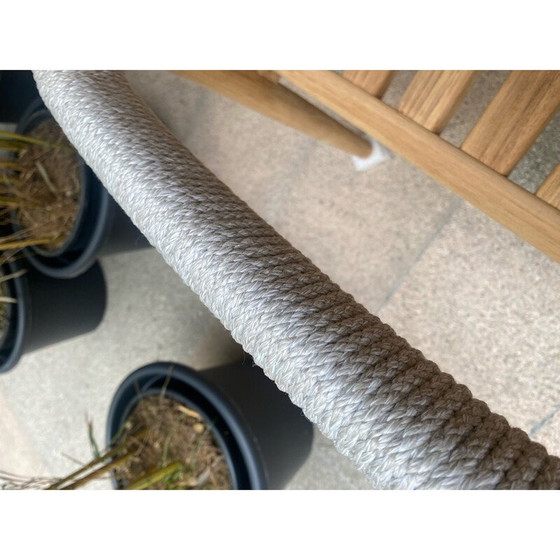 Image 1 of Vintage Dine Out stoel in massief teakhout en handgemaakt touw van Rodolfo Dordoni voor Cassina