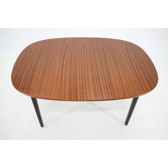 Image 1 of Vintage mahoniehouten uitschuifbare tafel door Ole Wanscher voor P. Jeppesen, jaren 1960