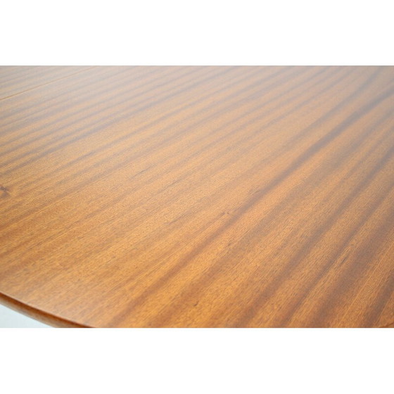 Image 1 of Vintage mahoniehouten uitschuifbare tafel door Ole Wanscher voor P. Jeppesen, jaren 1960