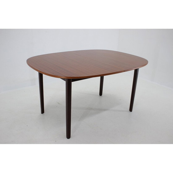 Image 1 of Vintage mahoniehouten uitschuifbare tafel door Ole Wanscher voor P. Jeppesen, jaren 1960
