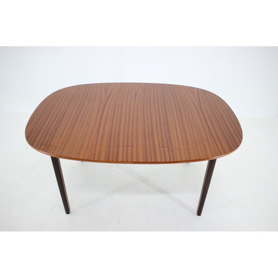 Image 1 of Vintage mahoniehouten uitschuifbare tafel door Ole Wanscher voor P. Jeppesen, jaren 1960