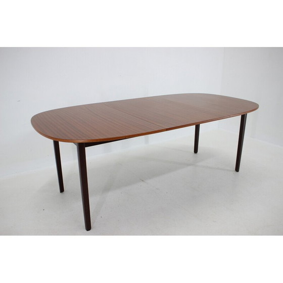 Image 1 of Vintage mahoniehouten uitschuifbare tafel door Ole Wanscher voor P. Jeppesen, jaren 1960