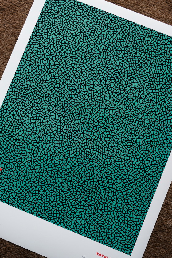 Image 1 of Yayoi Kusama "Oneindige netten" | Kunstposter