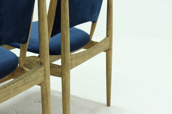 Image 1 of 4 x Finn Juhl voor Niels Vodder Egyptische eetkamerstoelen