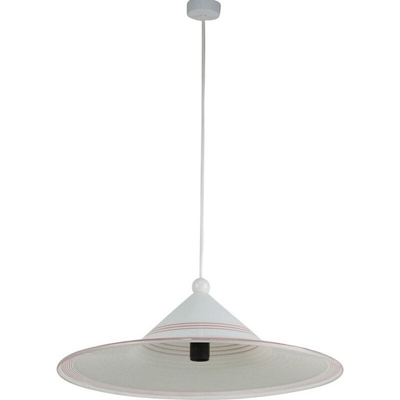 Image 1 of Hanger vintage Rode streep vorm Space-age Italiaans 1970