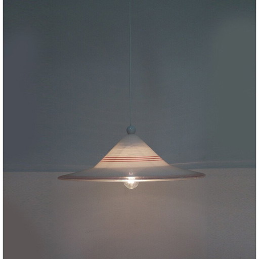 Hanger vintage Rode streep vorm Space-age Italiaans 1970