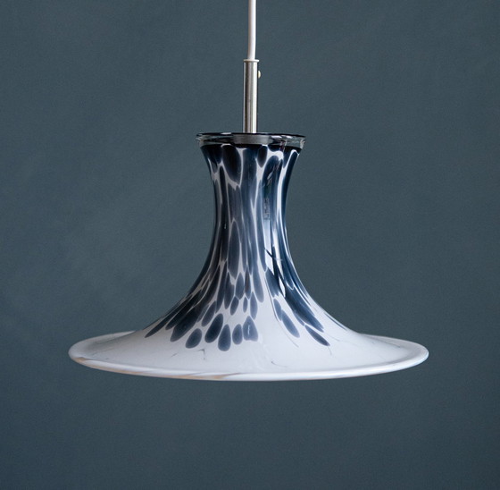 Image 1 of Unieke Deense Glazen Hanglamp Door Holmegaard