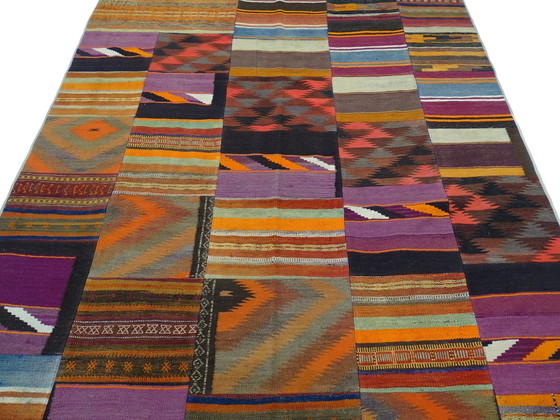 Image 1 of Kelim Patchwork - 301 X 205 Cm - In Ongebruikte Staat