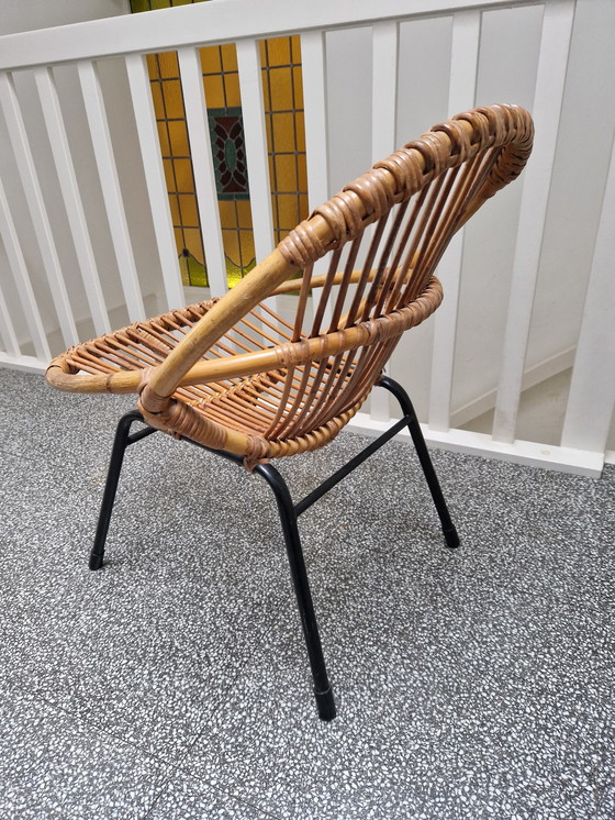 Image 1 of Rotan stoeltje / fauteuil