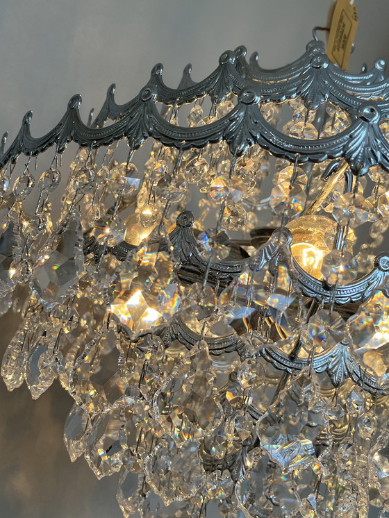 Image 1 of Cristallstrass design kroonluchter hanglamp Chrome kristal kristallen 