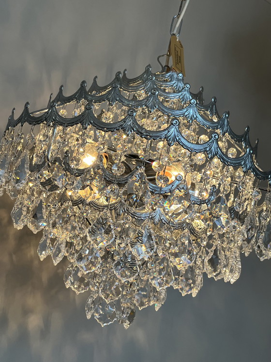 Image 1 of Cristallstrass design kroonluchter hanglamp Chrome kristal kristallen 