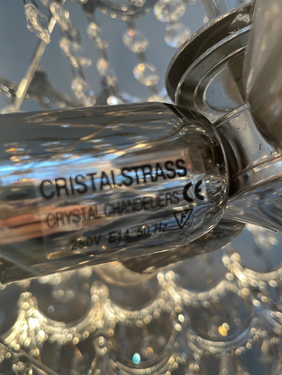 Image 1 of Cristallstrass design kroonluchter hanglamp Chrome kristal kristallen 