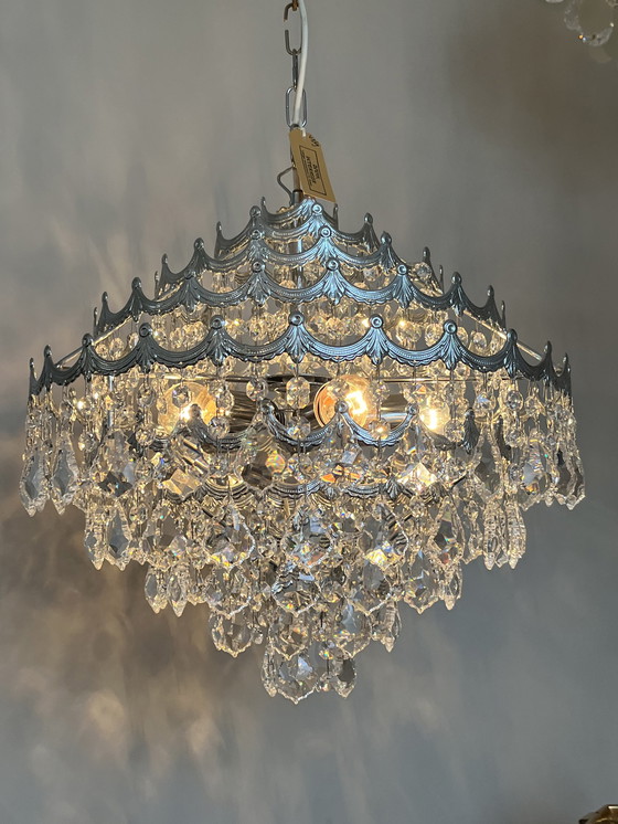 Image 1 of Cristallstrass design kroonluchter hanglamp Chrome kristal kristallen 