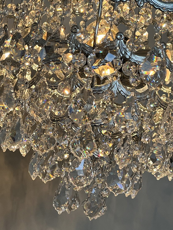 Image 1 of Cristallstrass design kroonluchter hanglamp Chrome kristal kristallen 